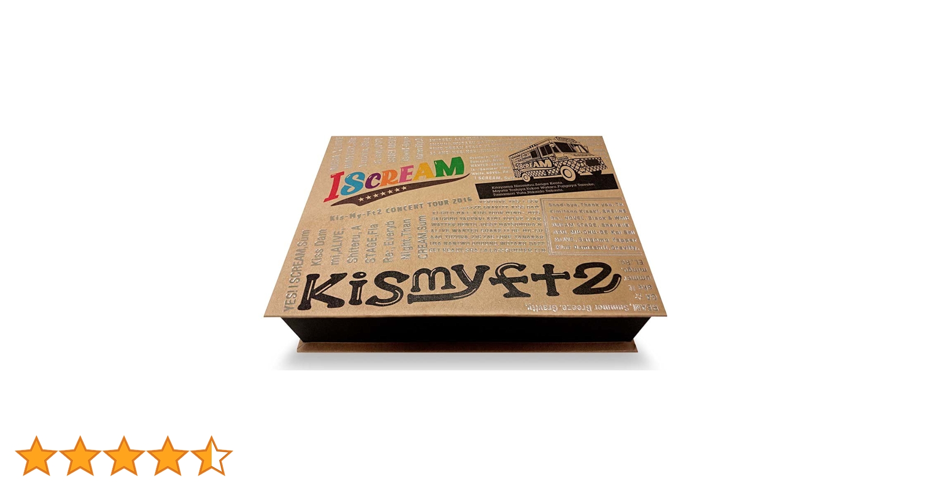 Amazon.co.jp: CONCERT TOUR 2016 I SCREAM(Blu-ray盤) : Kis-My-Ft2: DVD